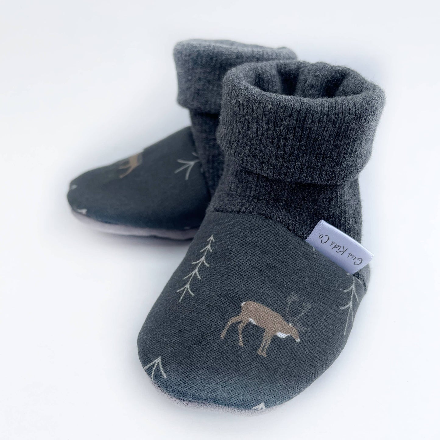 Gus Kids Co. - Moose Forest Baby Booties