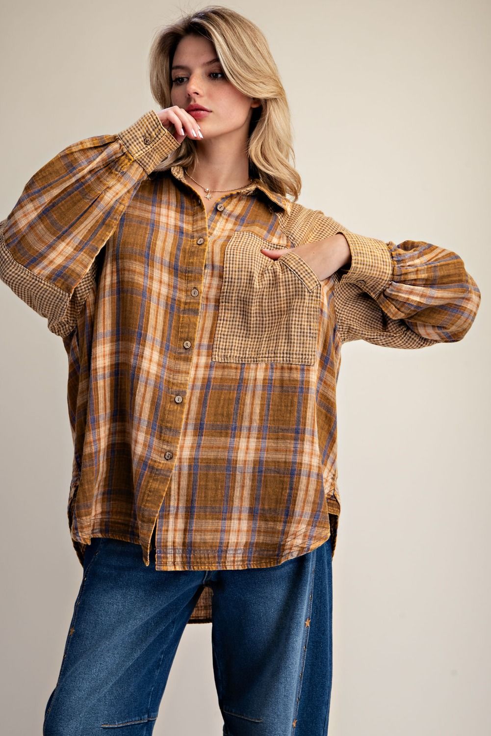 Plaid Brown Flannel