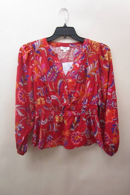 Oddi - Floral Printed Peplum Style Blouse