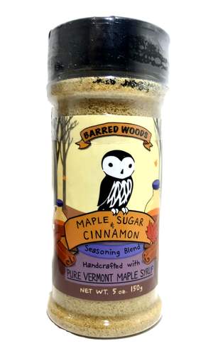 Barred Woods Maple - Maple Sugar and Cinnamon - 5 oz Shaker Jar