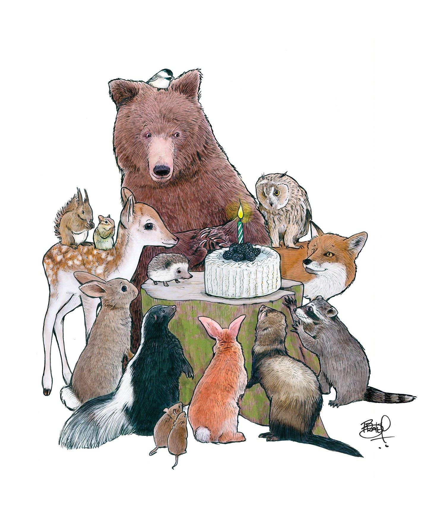 Shawn Braley Illustration - Party Animals #142