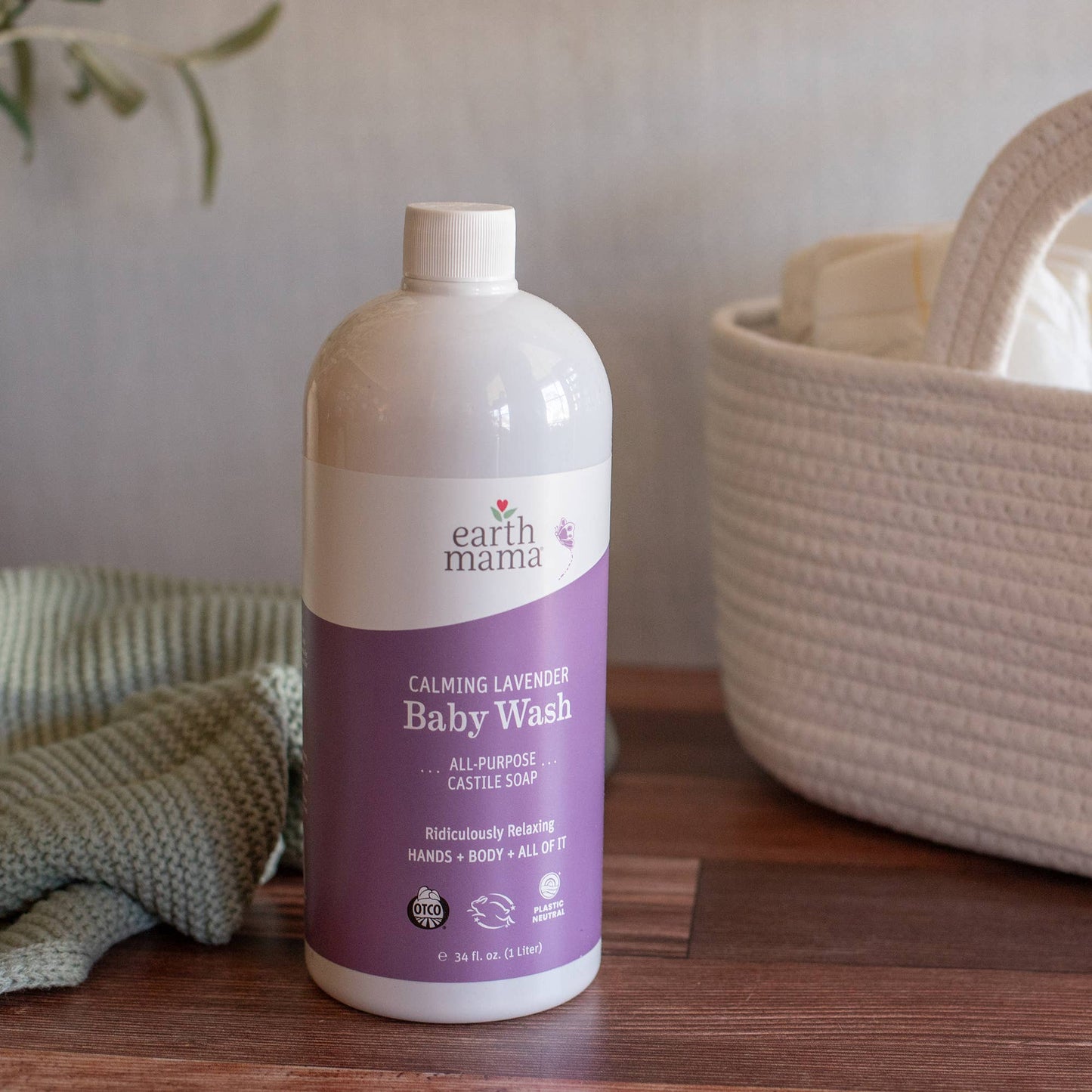 Earth Mama Organics - Calming Lavender Castile Baby Wash
