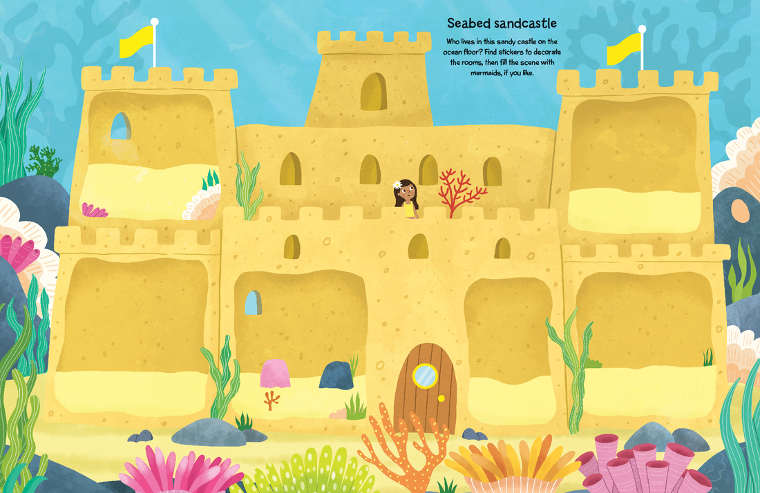 EDC Publishing - My Sticker World: Enchanted Ocean