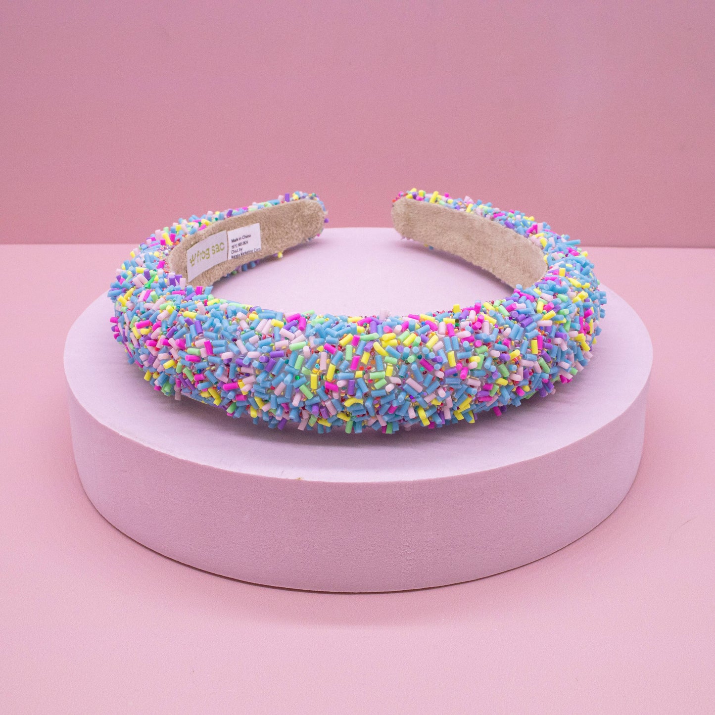 Frog Sac - Padded Sprinkles Headband