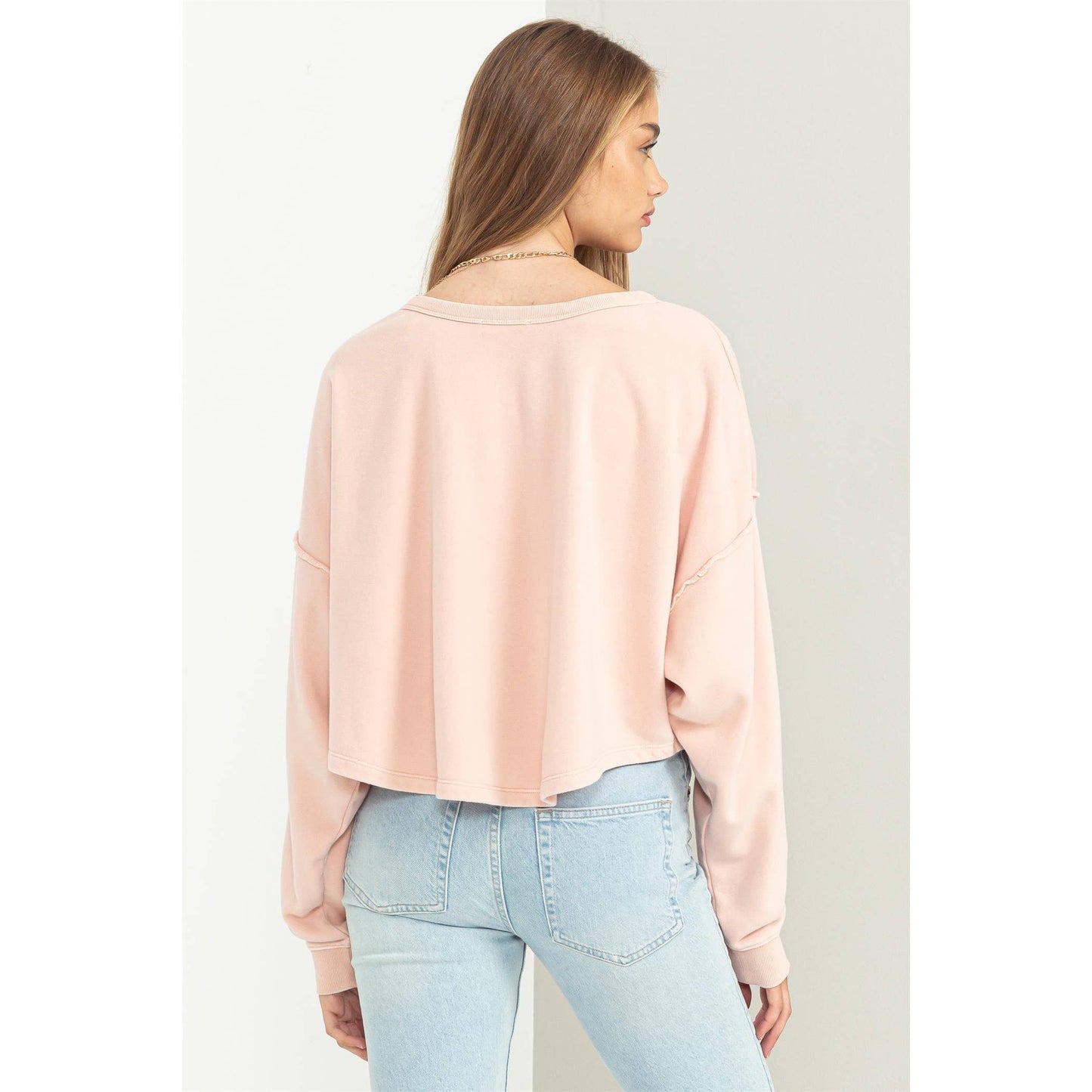 LEISURE LOVING OVERSIZED SWEATSHIRT: VINTAGE PLUM / S