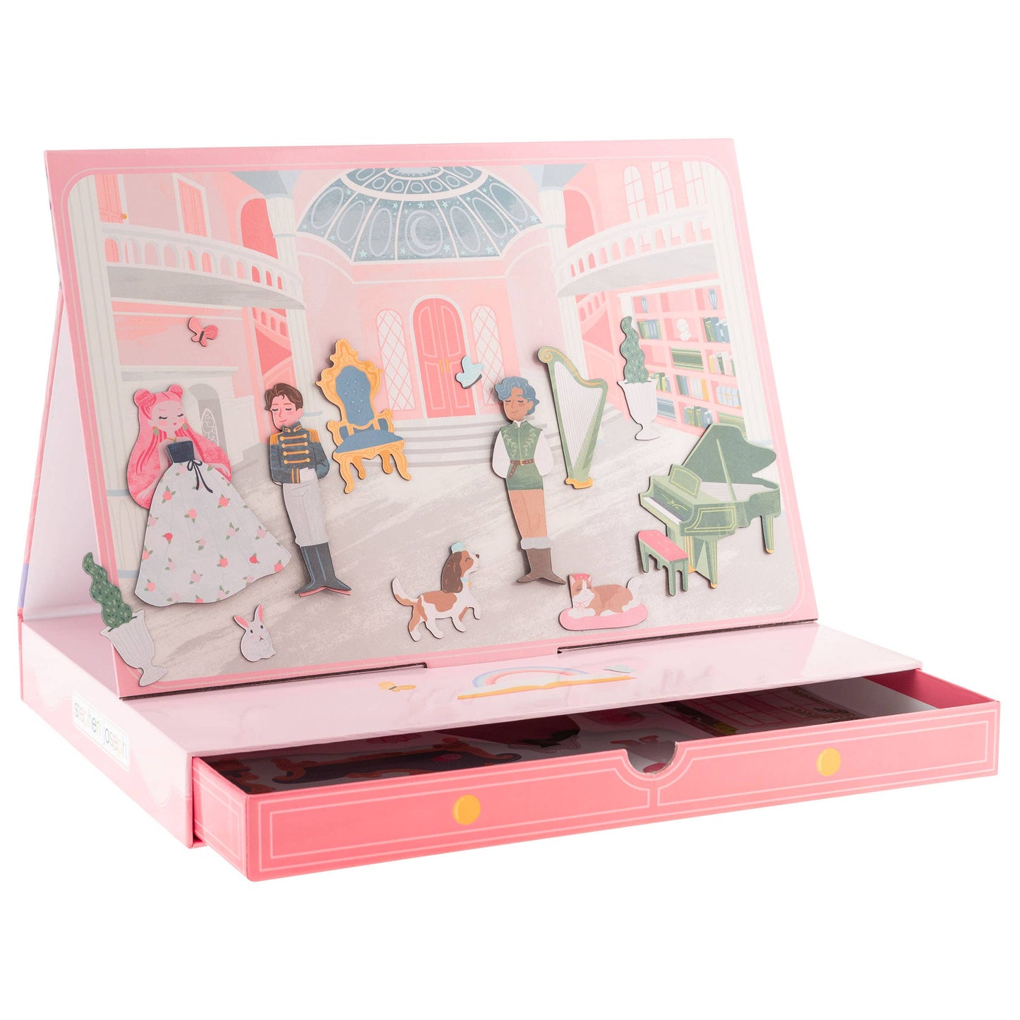 Stephen Joseph Gifts - Magnetic Scene Drawer Toy Set for Kids