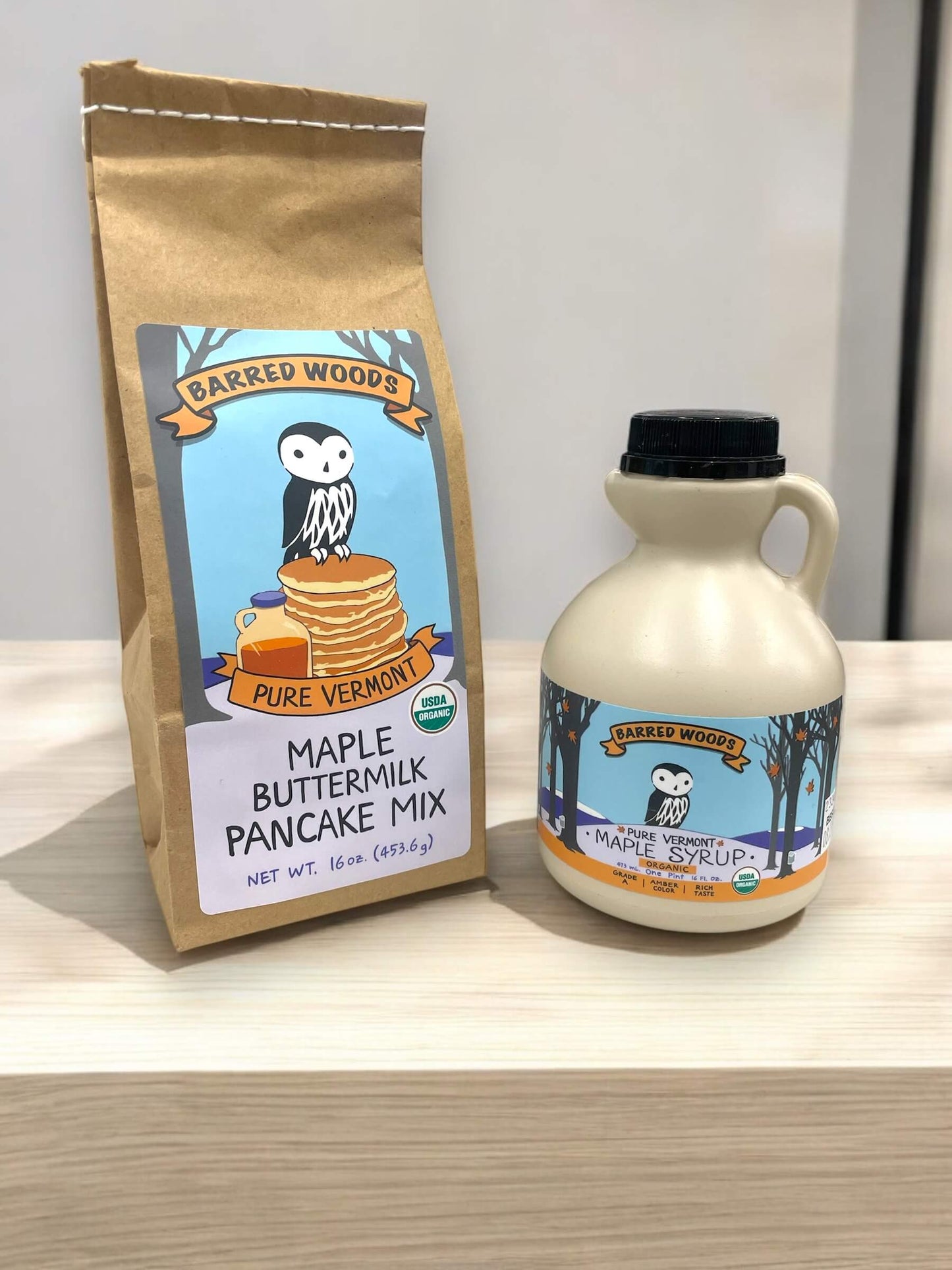 Barred Woods Maple - Organic Maple Buttermilk Pancake Mix