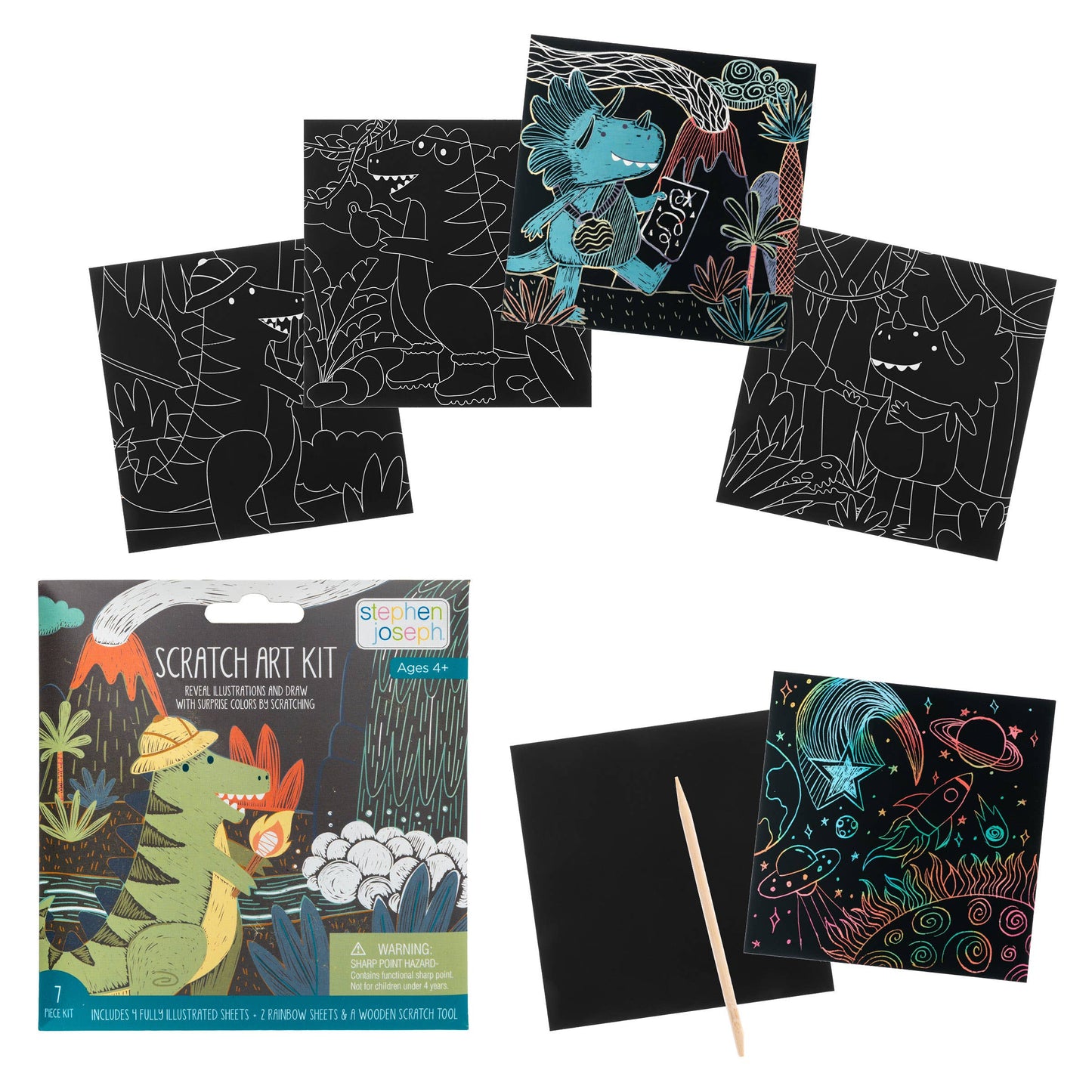 Stephen Joseph Gifts - Scratch Art Kit