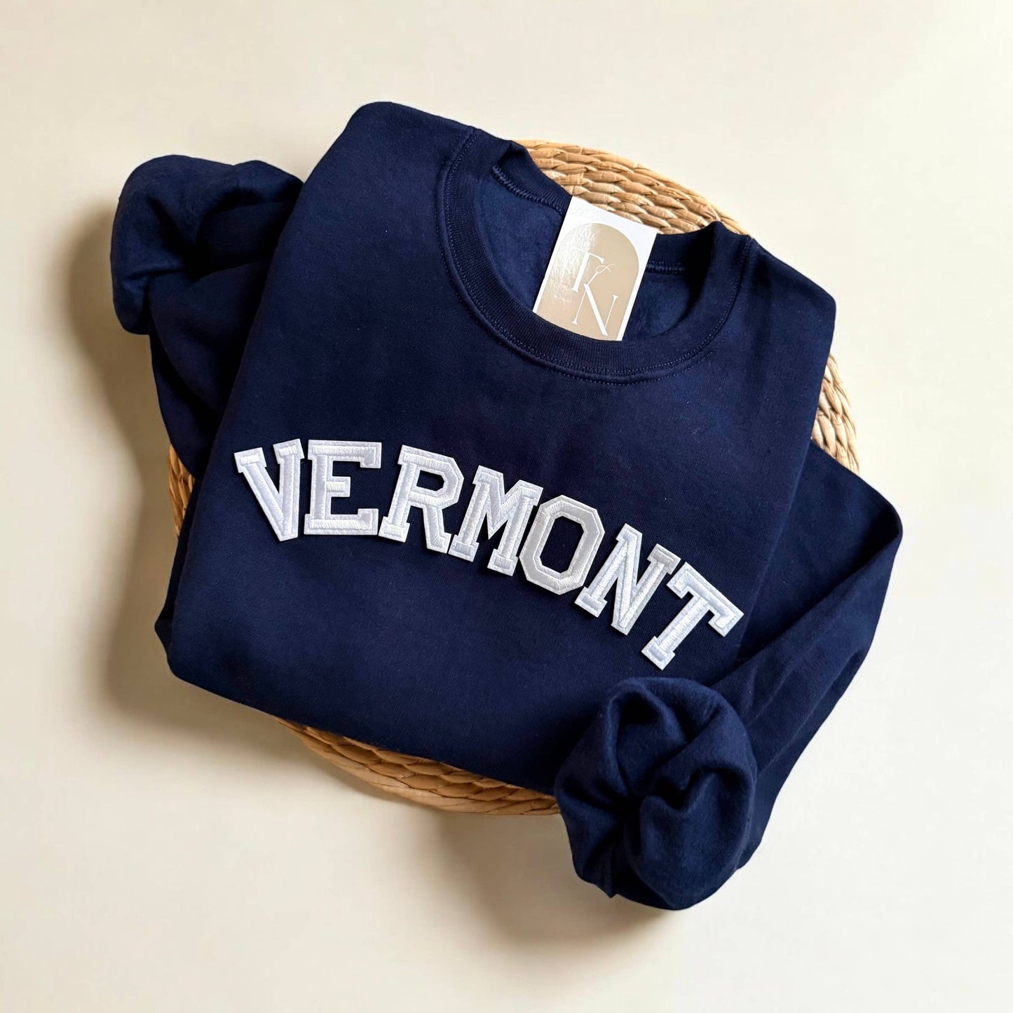 Threads And Needles, INC. - VERMONT Sweatshirt, Vermont Gifts