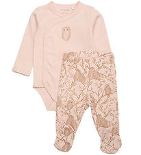 Fixoni Pink Owl Pant Set