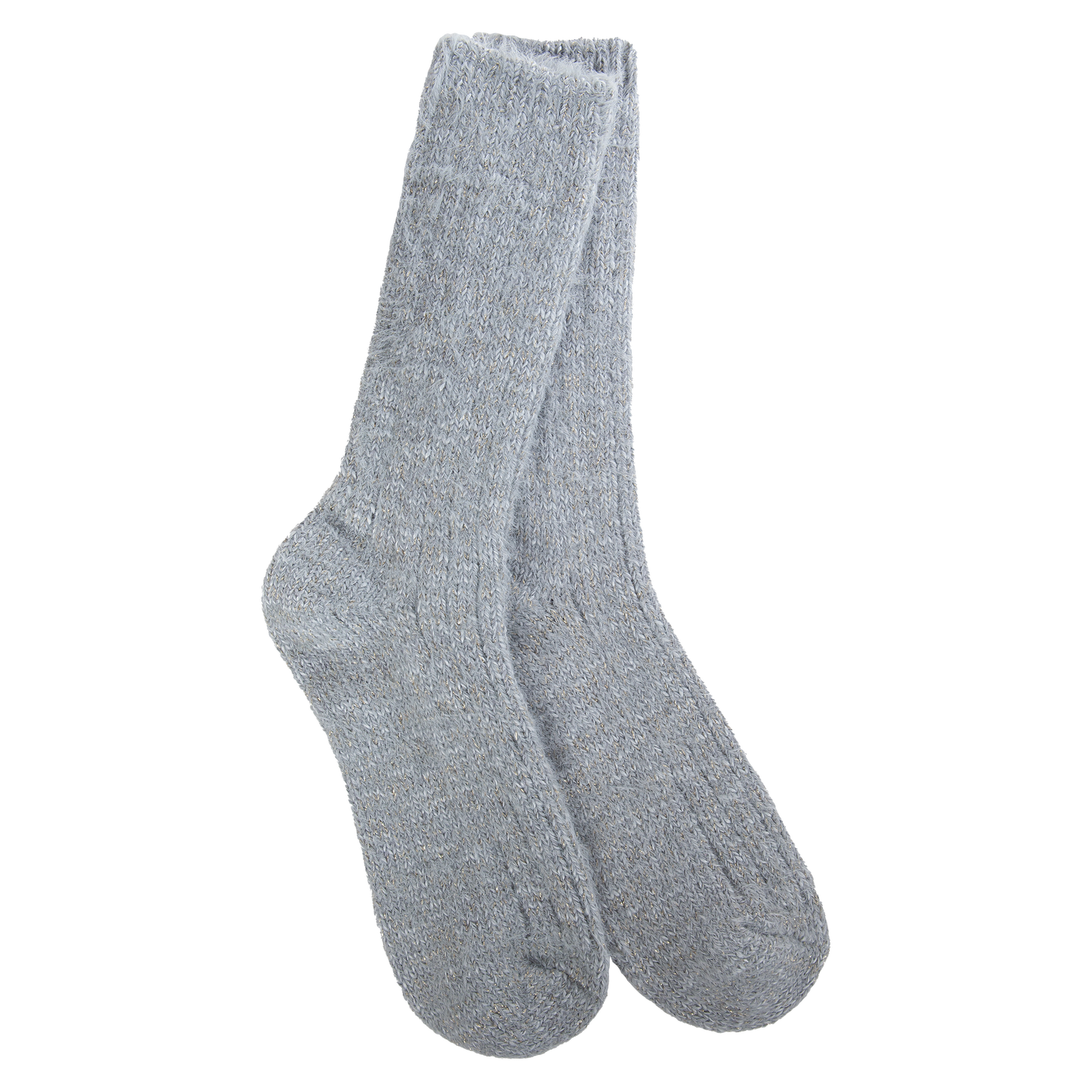 World's Softest® Socks - Weekend Ragg Feather Crew Smokey