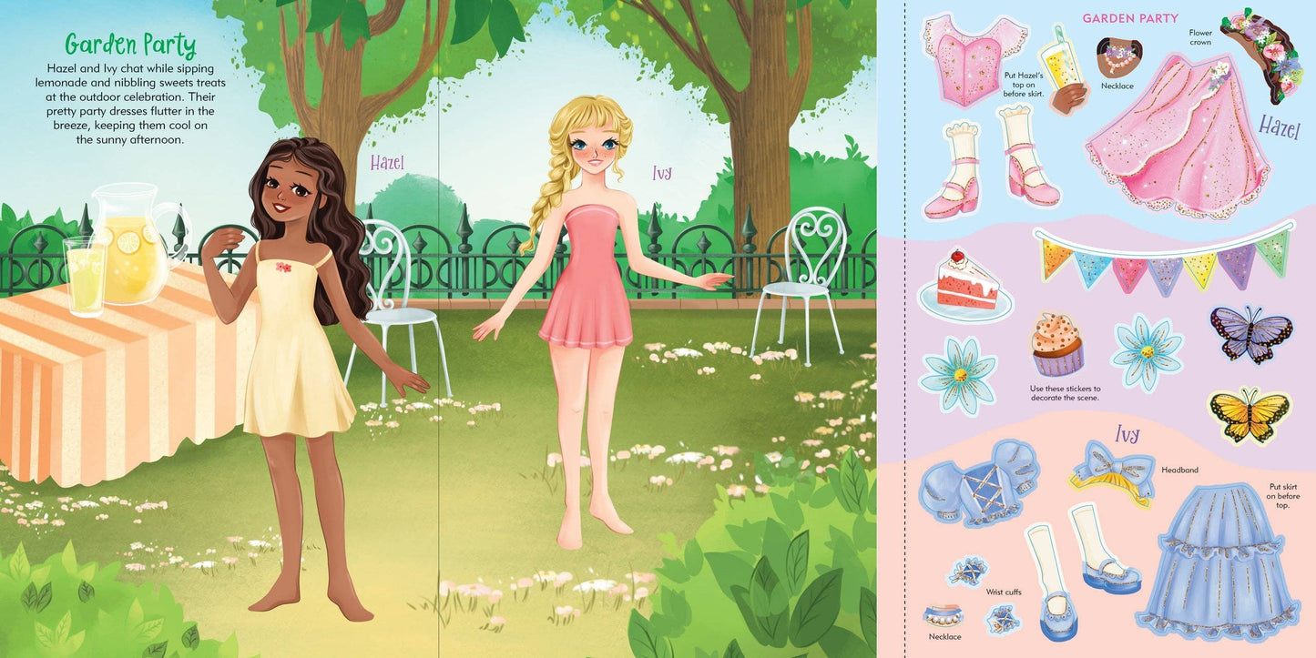 Peter Pauper Press - Fashion Sticker Doll Dress-Up Book