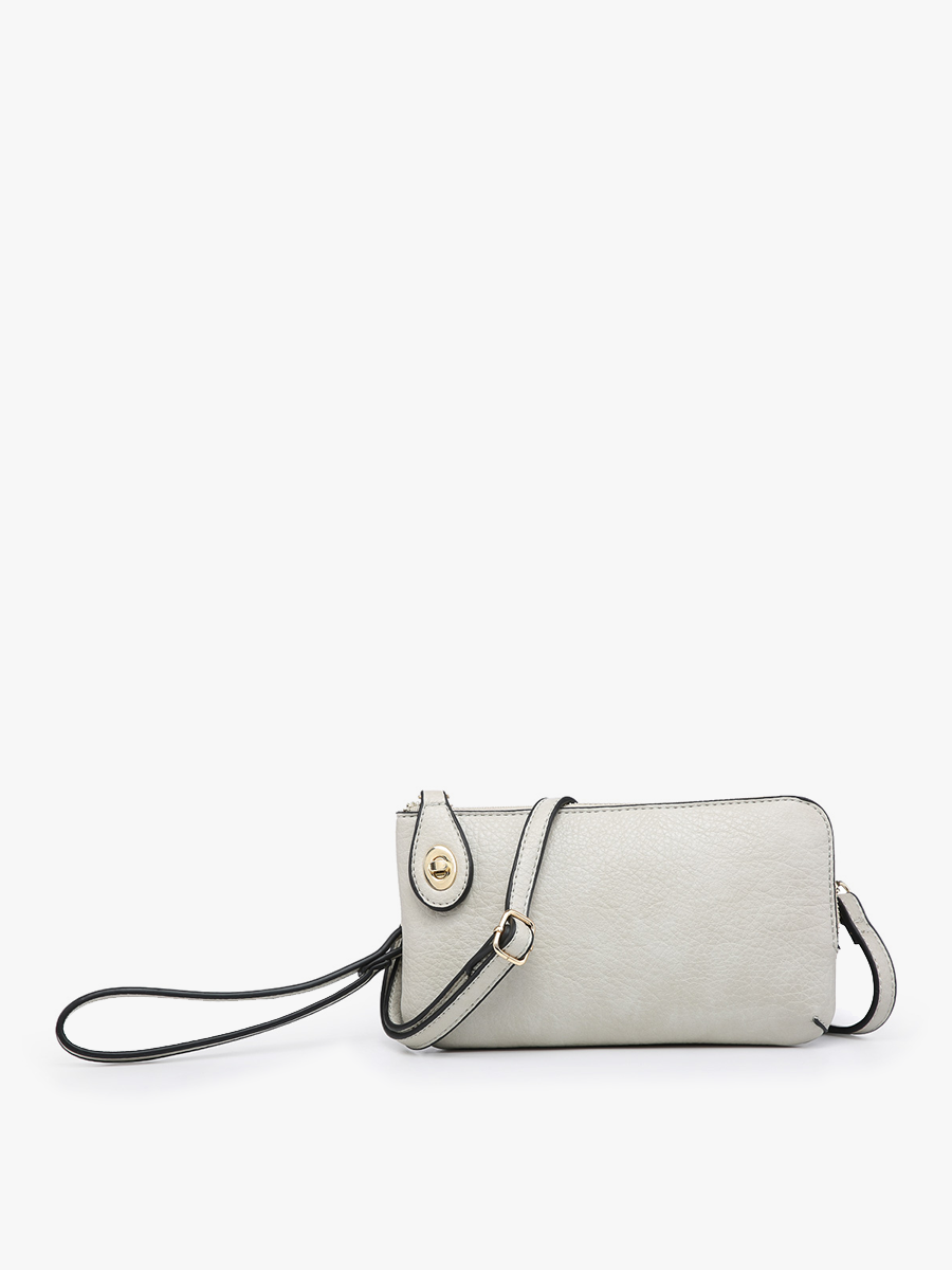 Jen & Co. - M1818 Kendall Crossbody/Wristlet w/ Twist Lock Closure