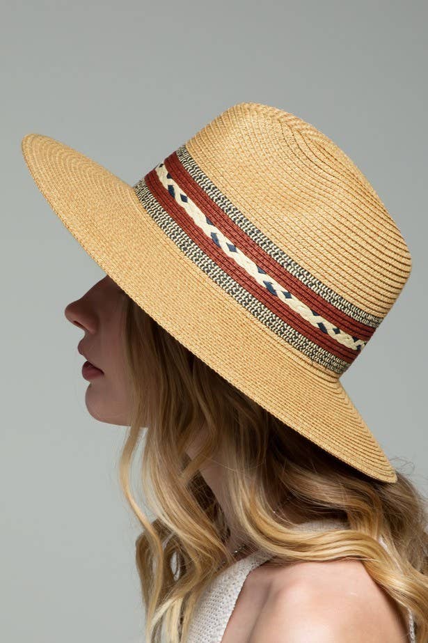 Urbanista Outlet - Braided Trim Panama Hat