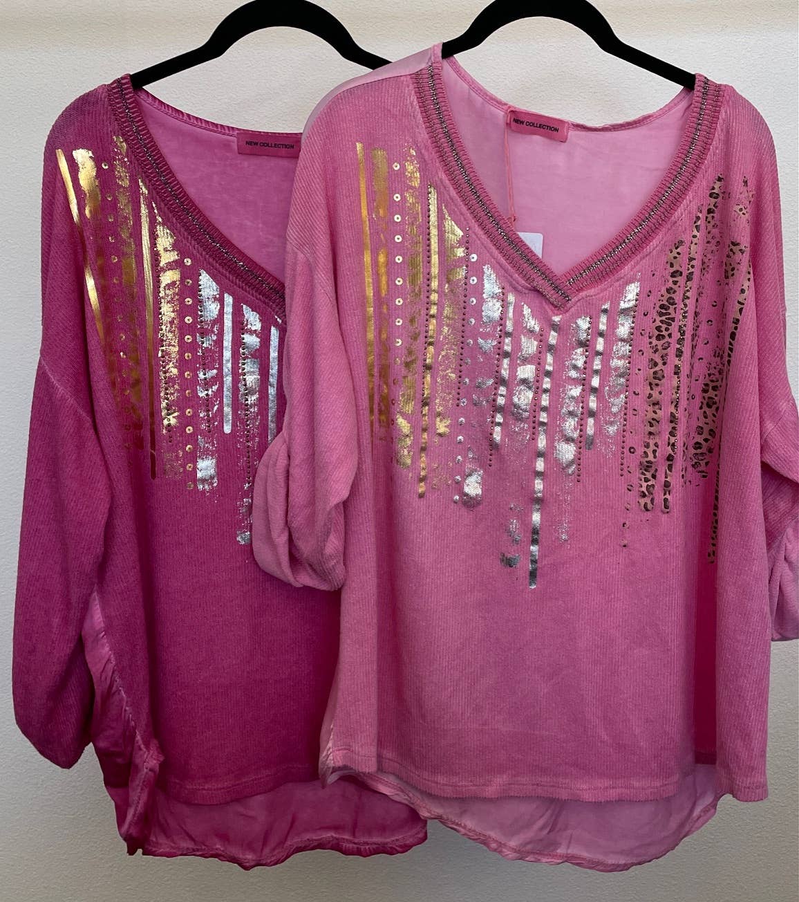 Look Mode Usa - Women sweater with rhinestone