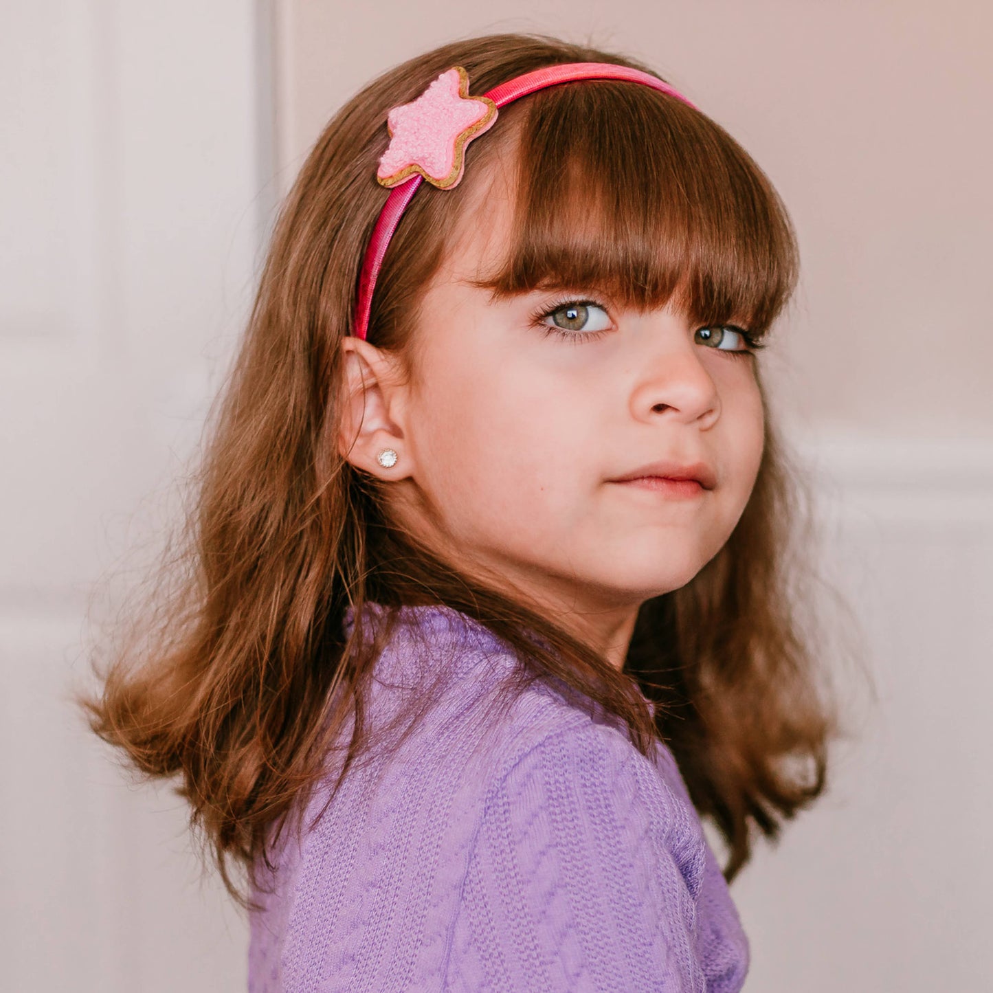 Frog Sac - Interchangeable Rhinestone Charm Headband and Hair Clips