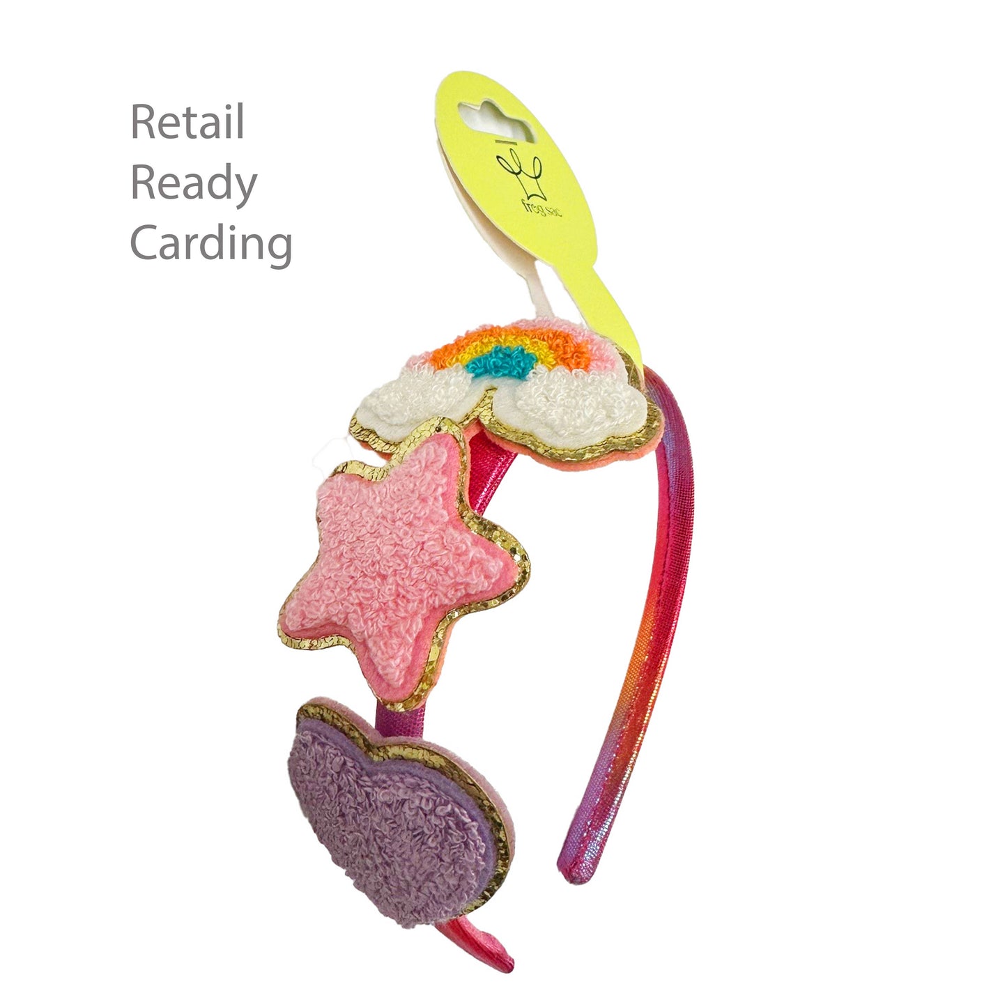Frog Sac - Interchangeable Rhinestone Charm Headband and Hair Clips