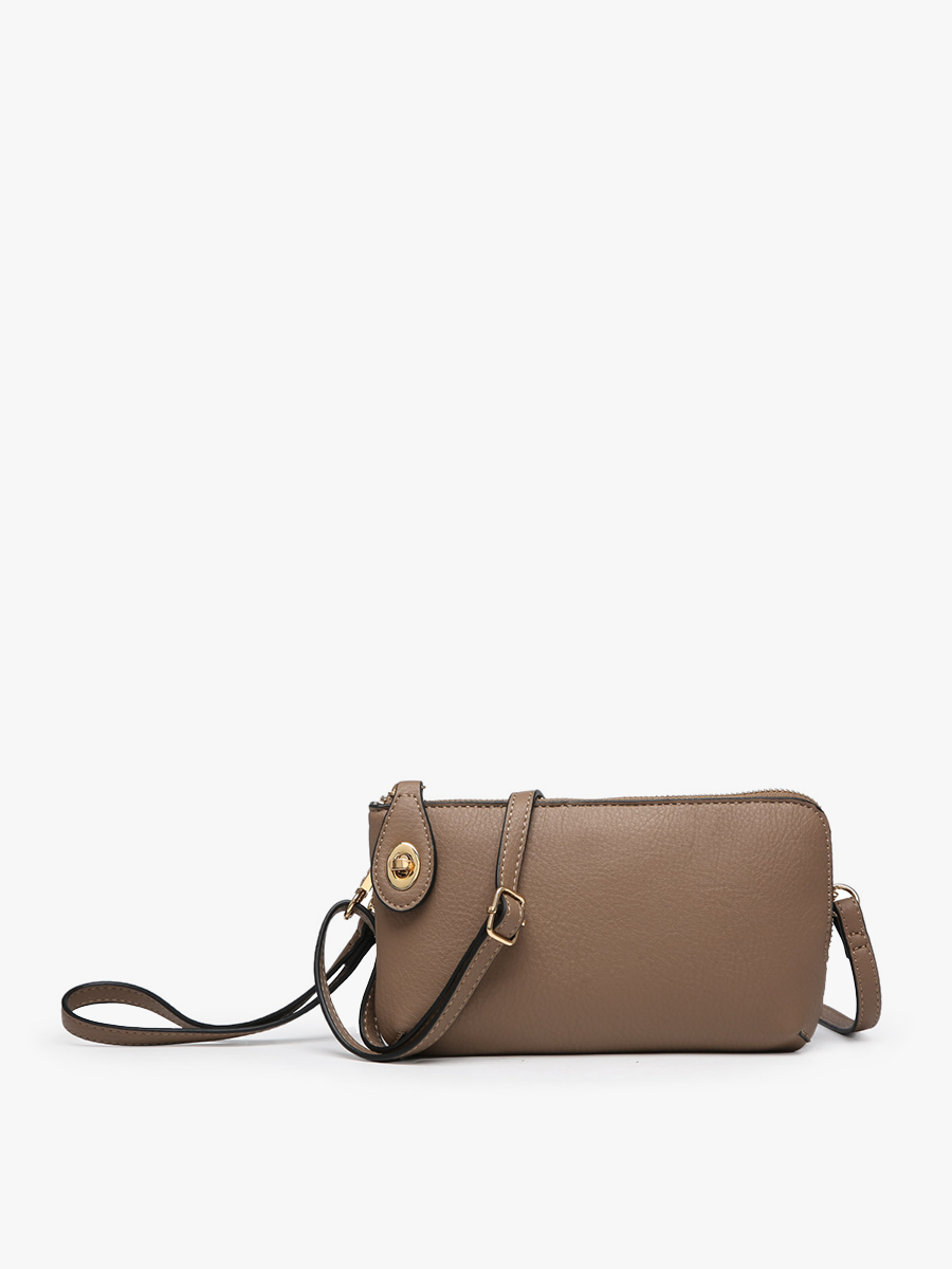 Jen & Co. - M1818 Kendall Crossbody/Wristlet w/ Twist Lock Closure