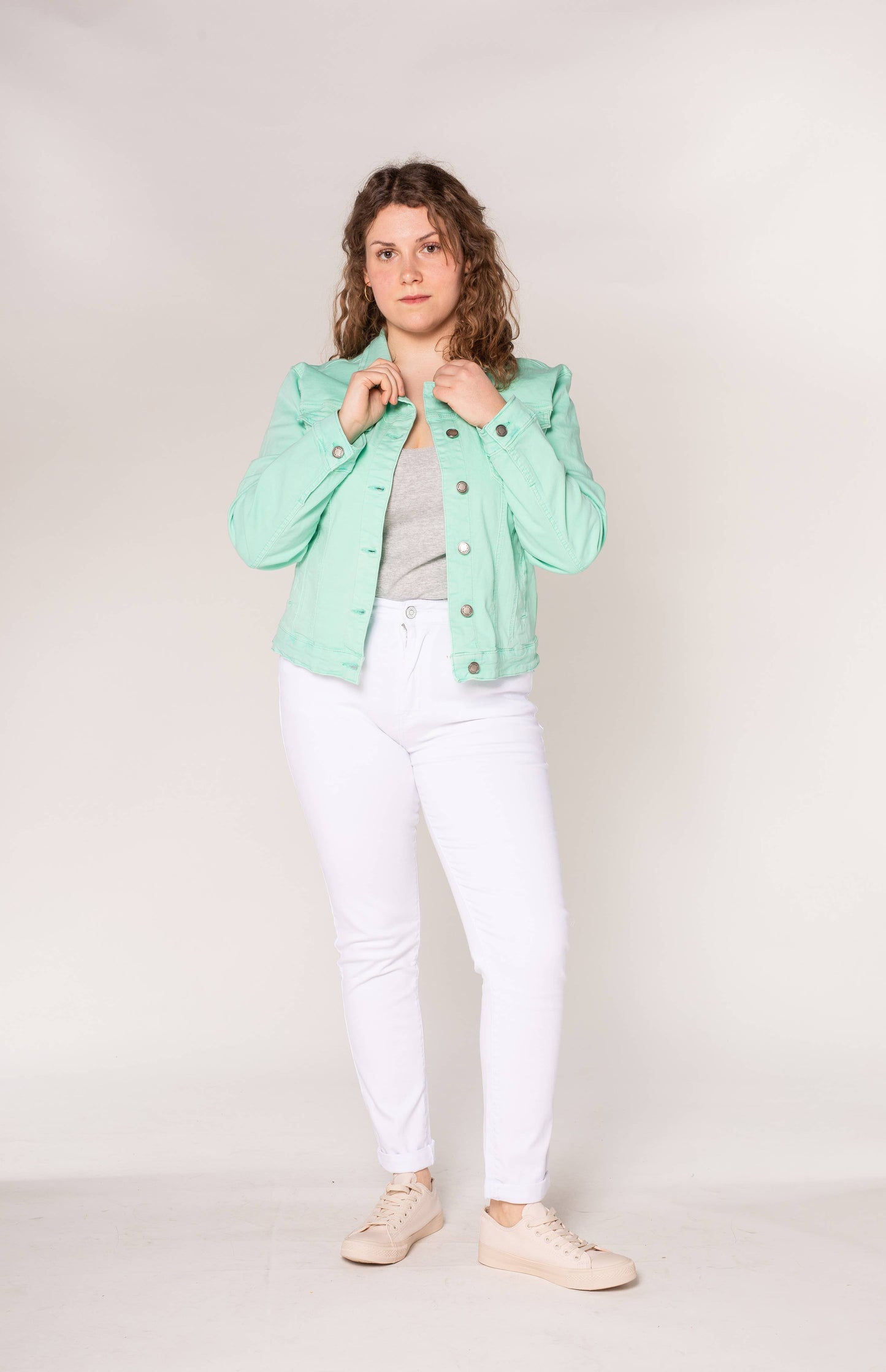Nina Carter - Color Jacket - Plus size Sage