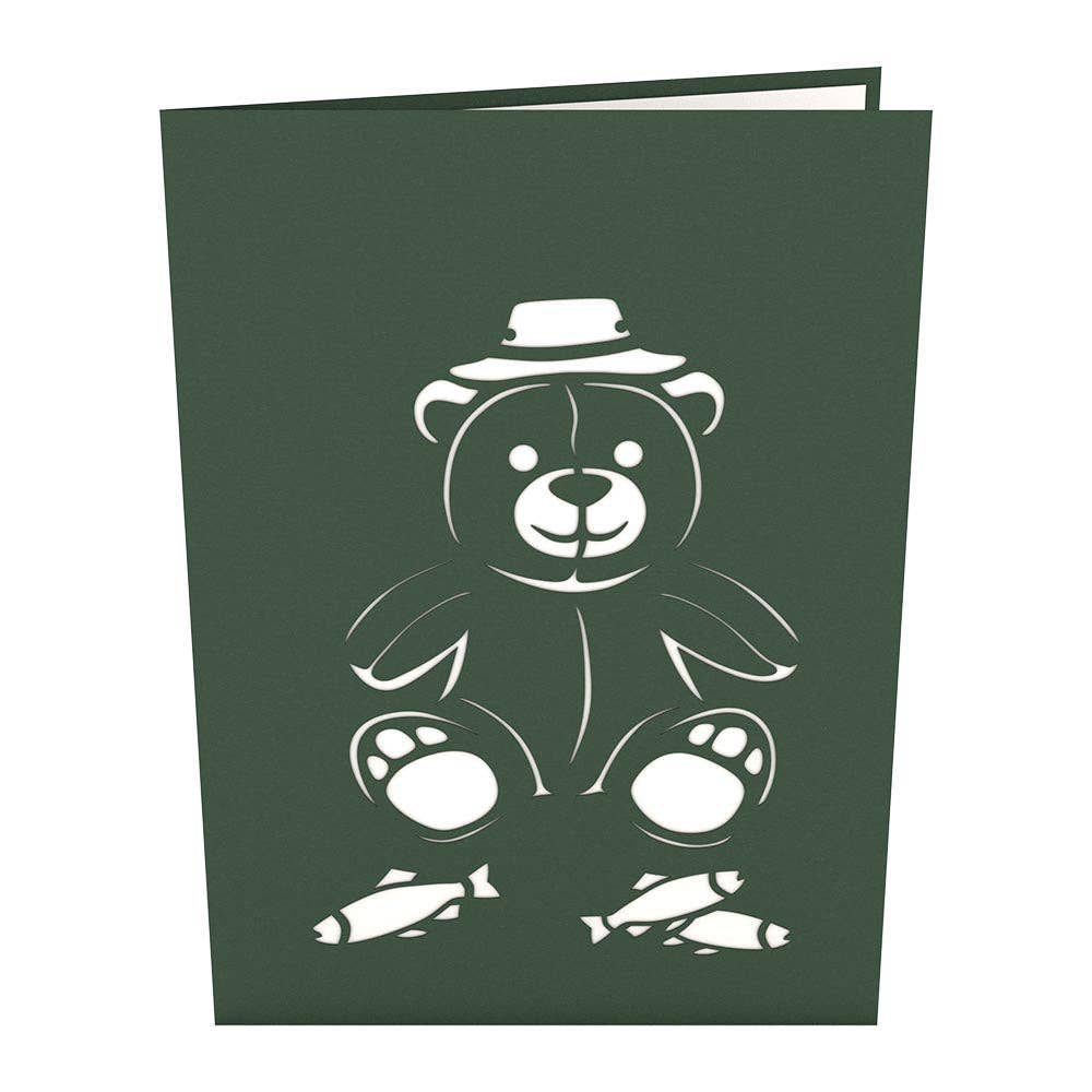 Lovepop Cards - Fishing Bear 5''x7'' Card, Pop-Up Cards (-62%)