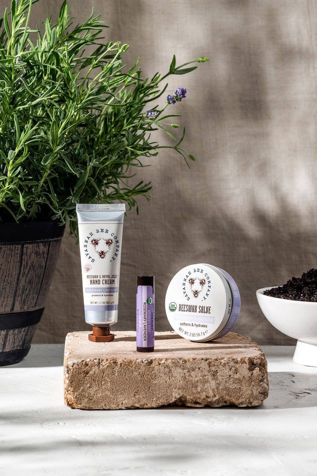 Beeswax Salve - Rosemary Lavender: 2 oz.