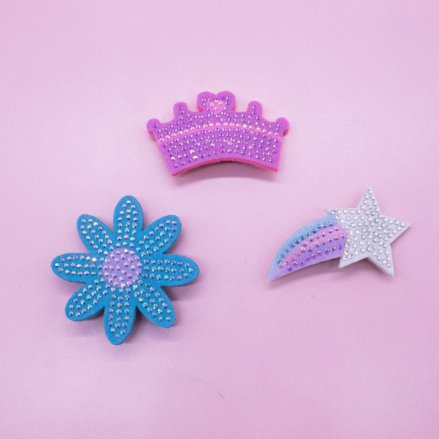 Frog Sac - Interchangeable Rhinestone Charm Headband and Hair Clips