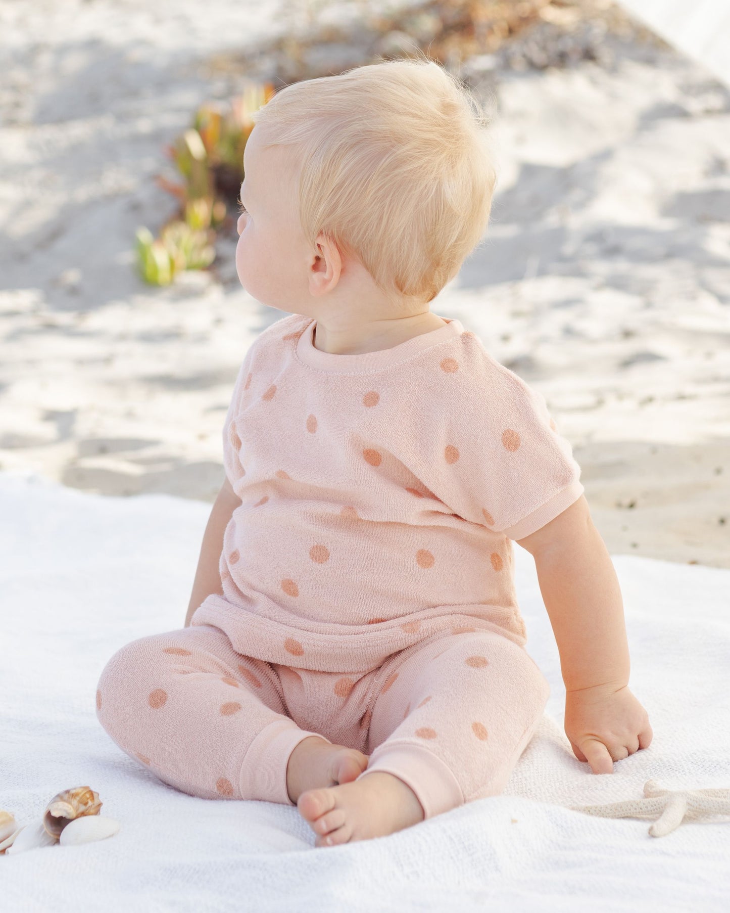 Terry Tee Set Pink