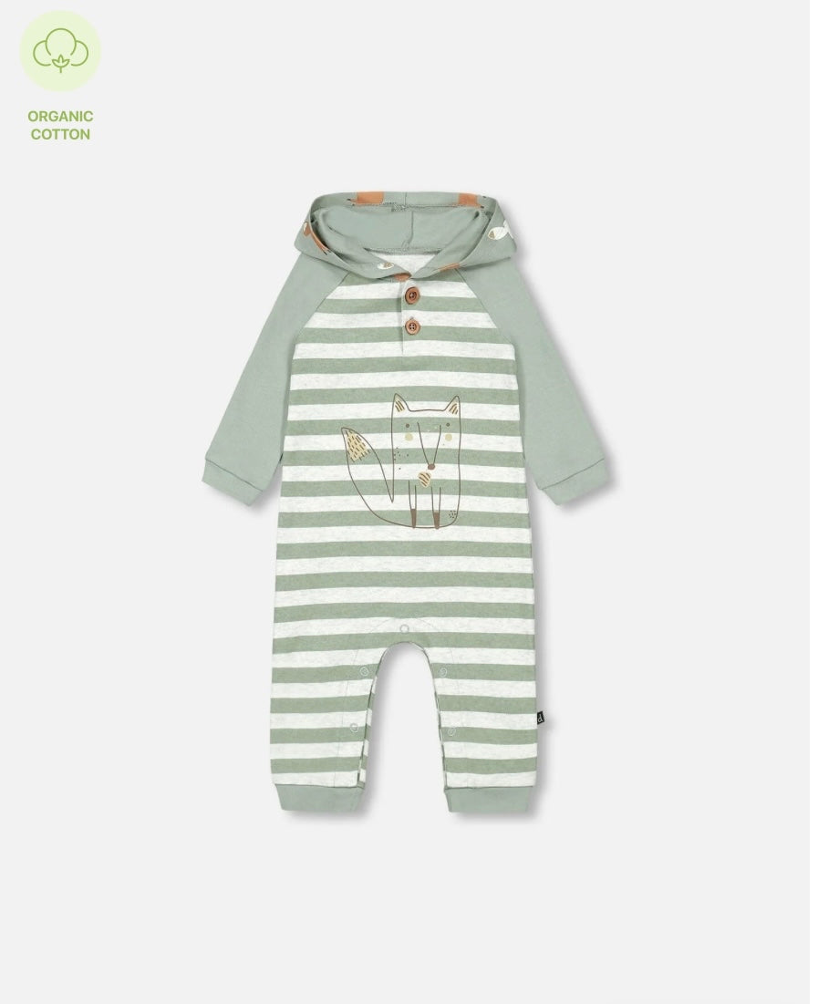 Organic Stripe Jumpsuit