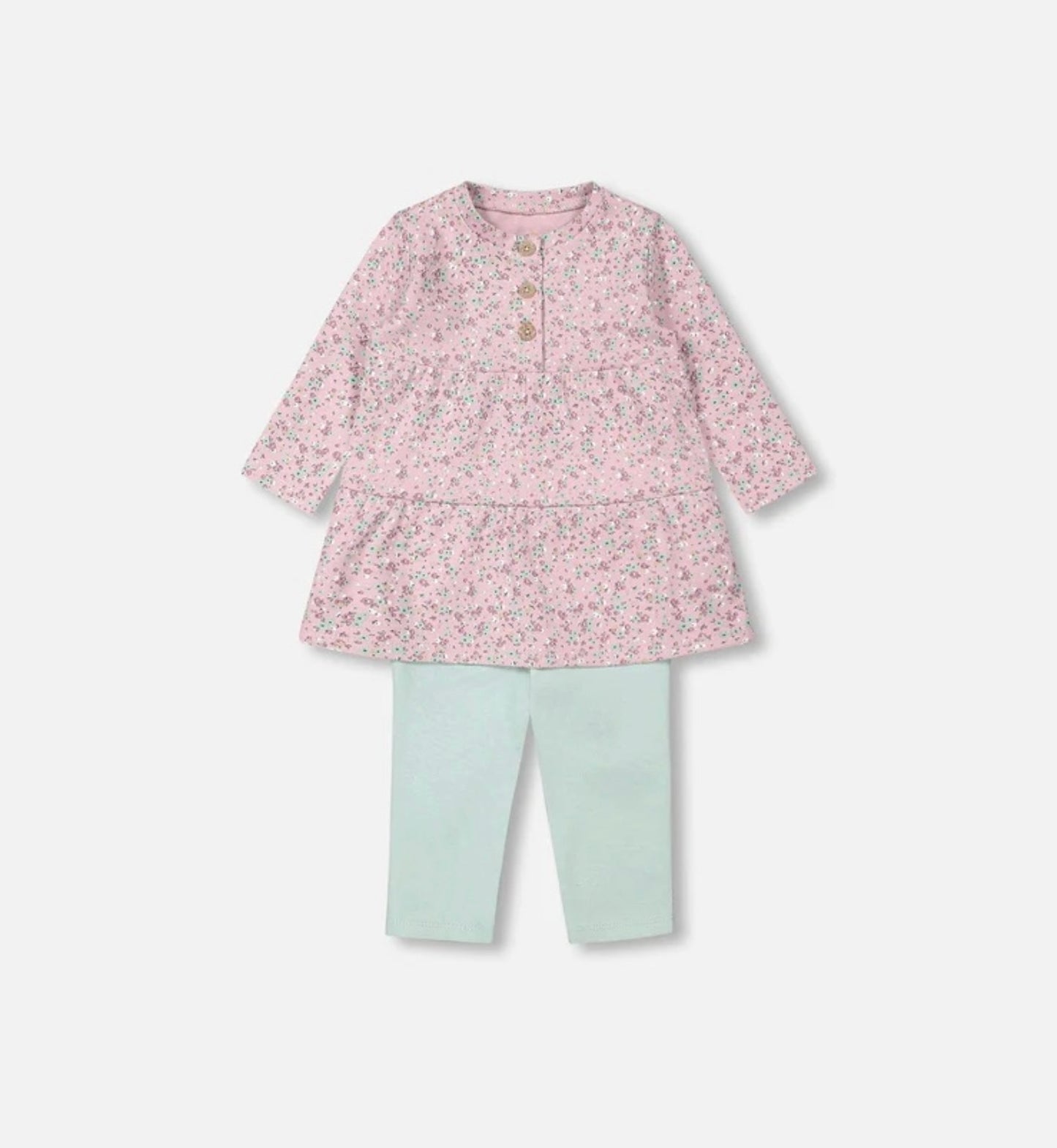 Organic Floral Tunic and Legging Set