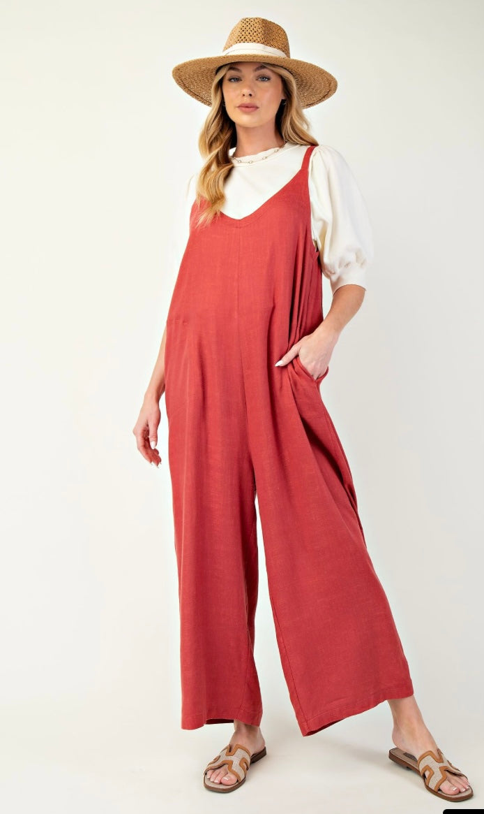 Crimson Overalls