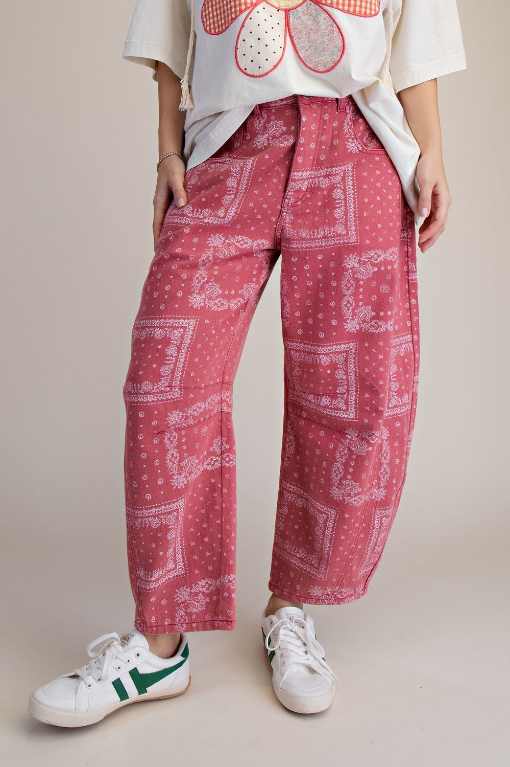 Red Bandana Pants