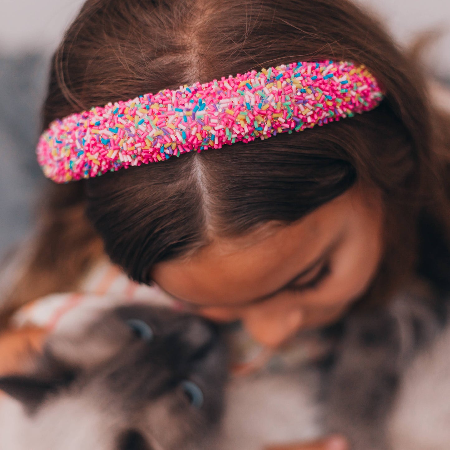 Frog Sac - Padded Sprinkles Headband