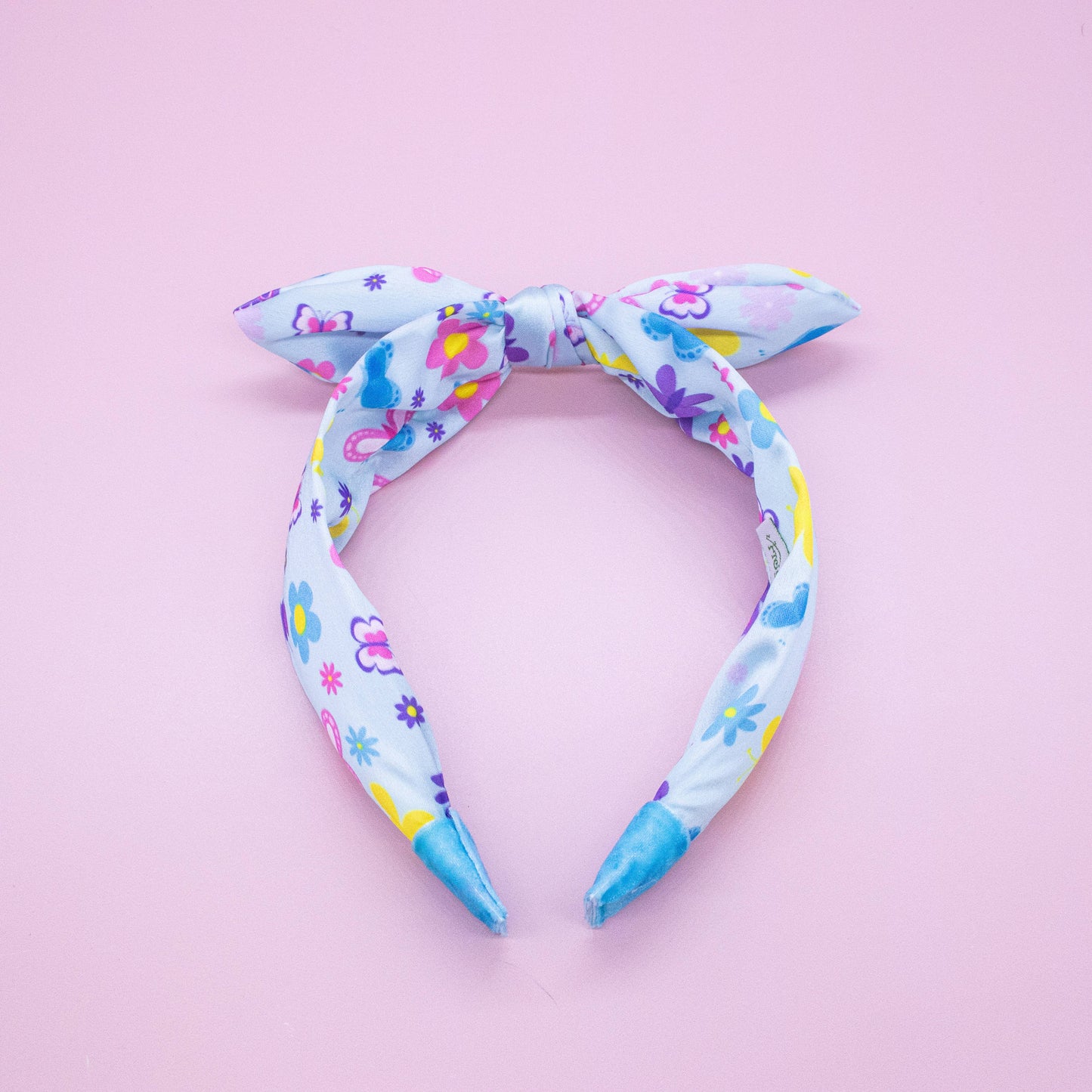 Frog Sac - Silky Knotted Rabbit Ear Bow Headband