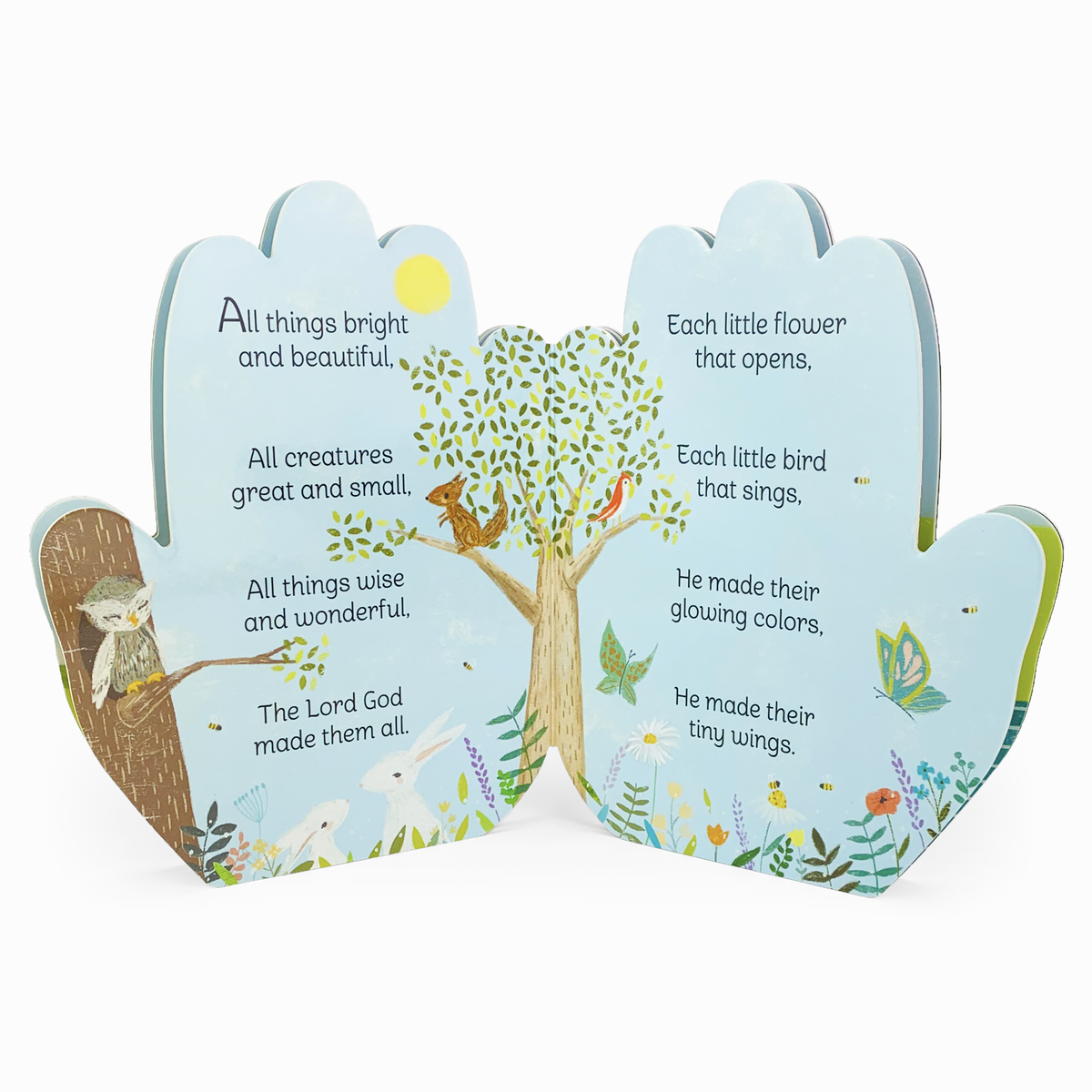 Cottage Door Press - Jesus Loves Me Praying Hands Shaped Board Book