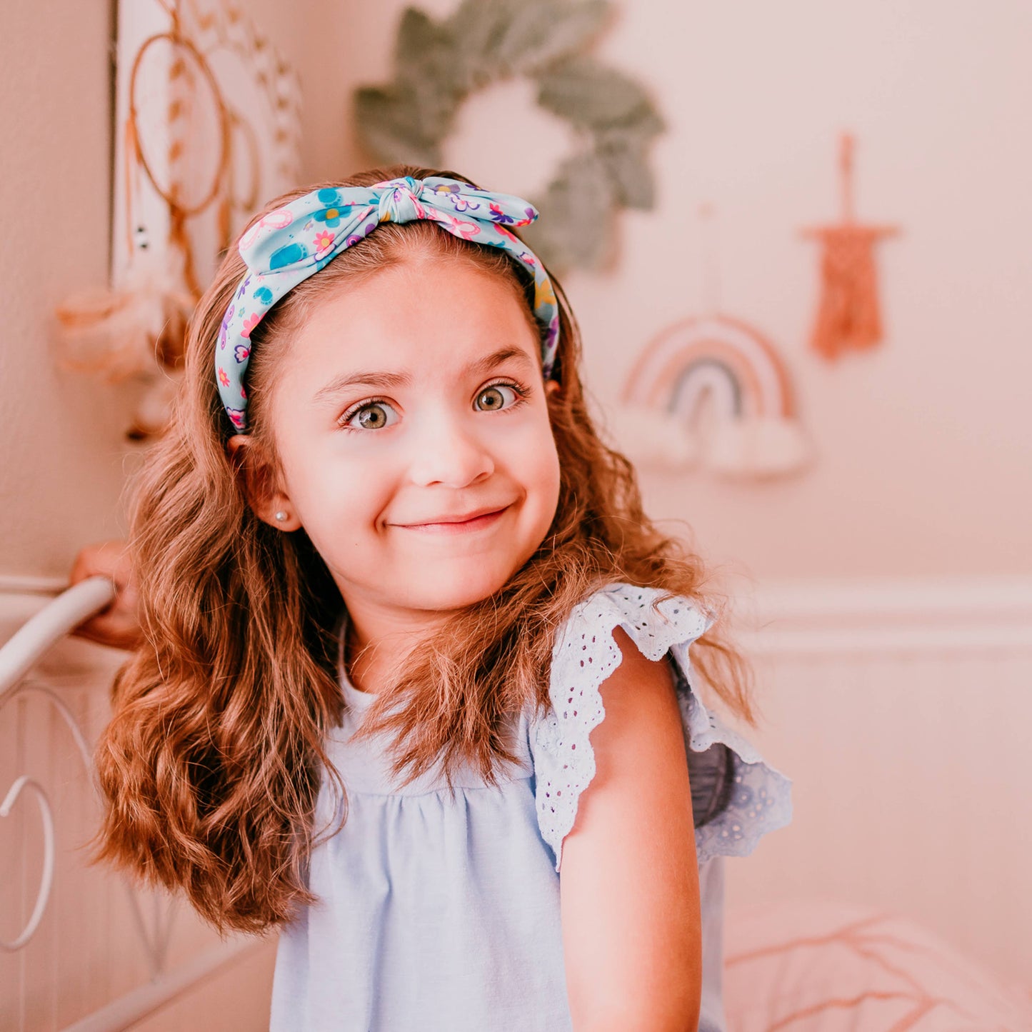 Frog Sac - Silky Knotted Rabbit Ear Bow Headband