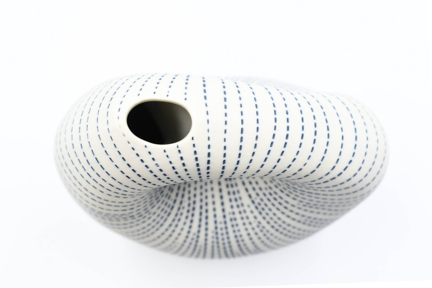 Art Floral Trading LLC - 373W26 ROMA MINI M-Handcrafted Porcelain Bud Vase