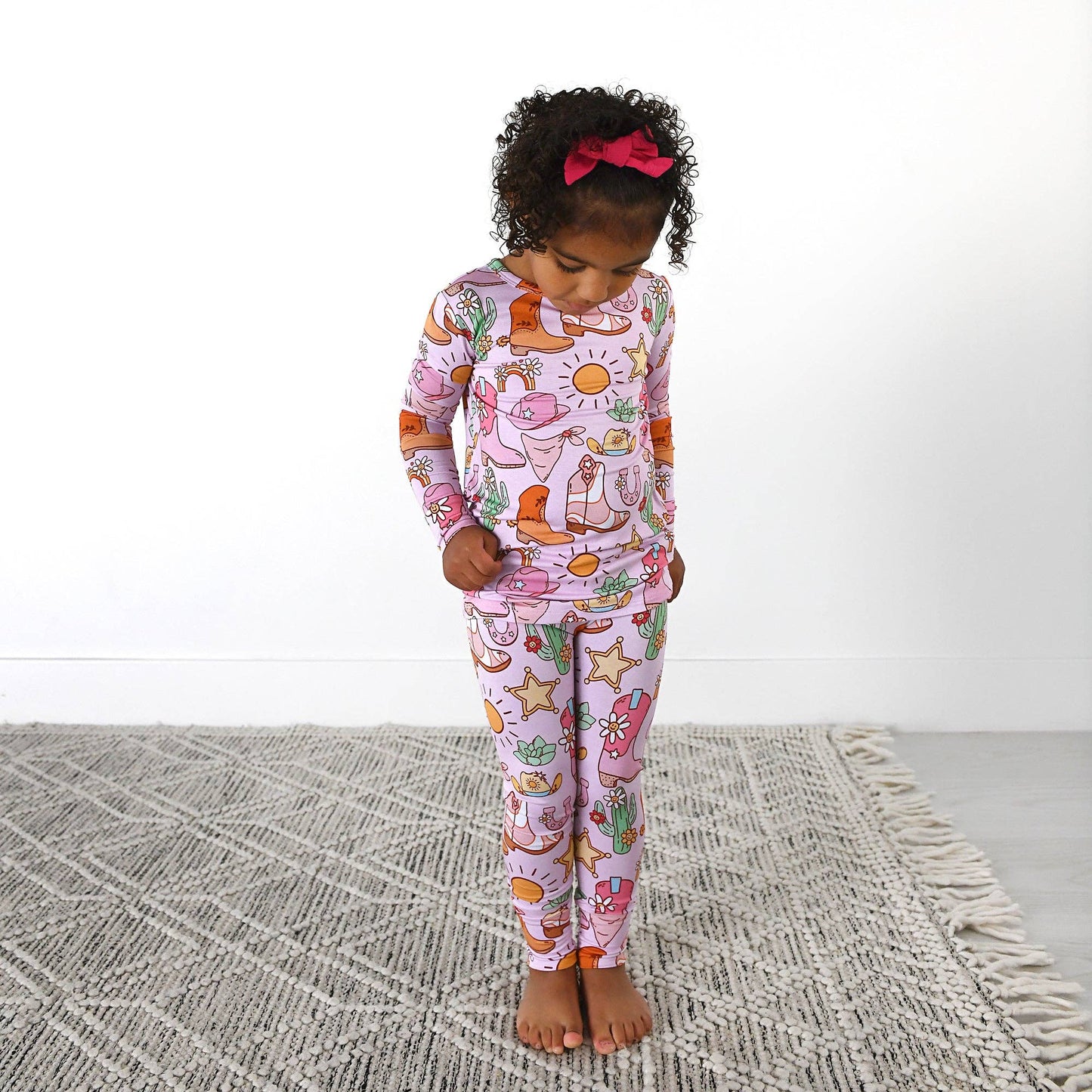 Gigi and Max - Lainey TWO PIECE - NO BUTTON Bamboo Western Toddler Outfit