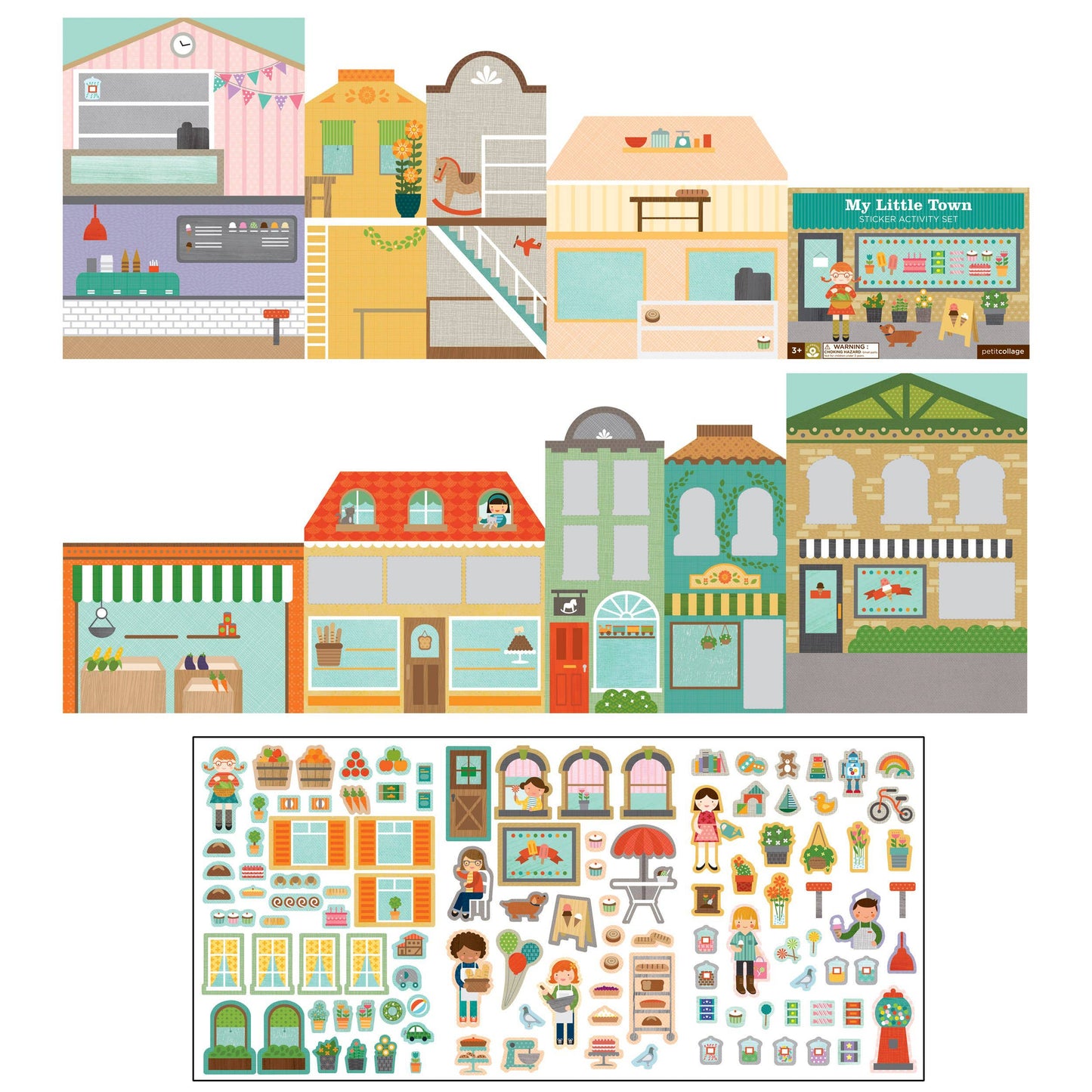 Chronicle Books - My Little Town Sticker Activity Set