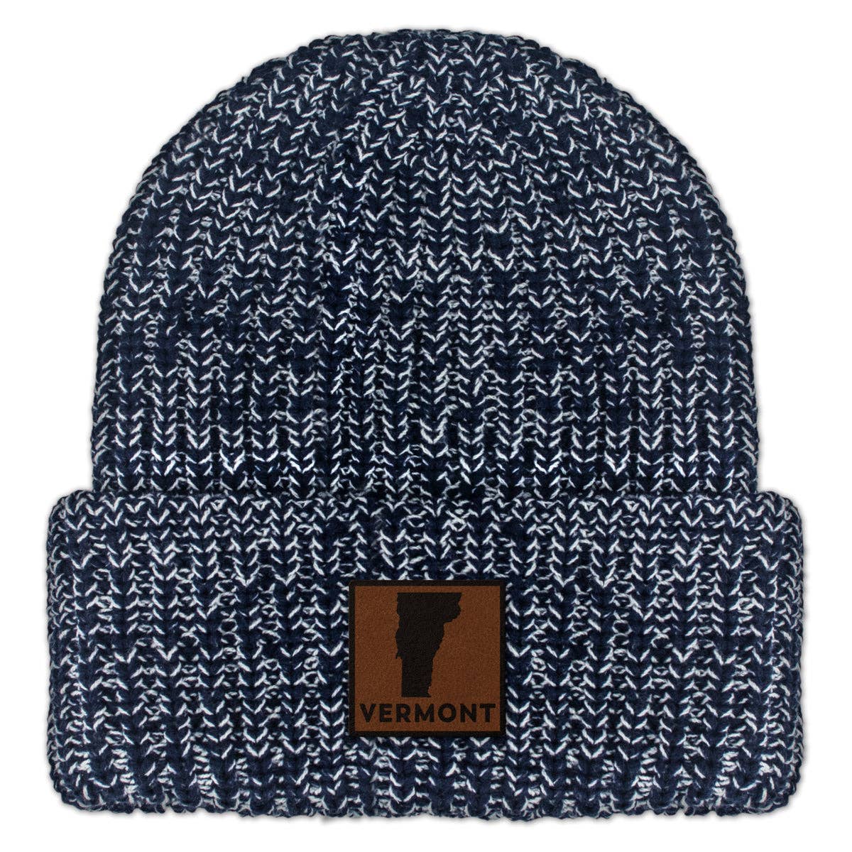 Chowdaheadz - Vermont Leather Patch Chunky Knit