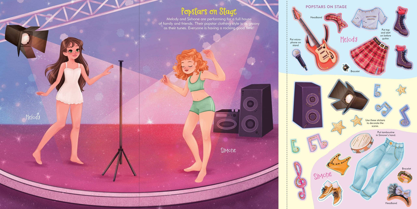 Peter Pauper Press - Fashion Sticker Doll Dress-Up Book