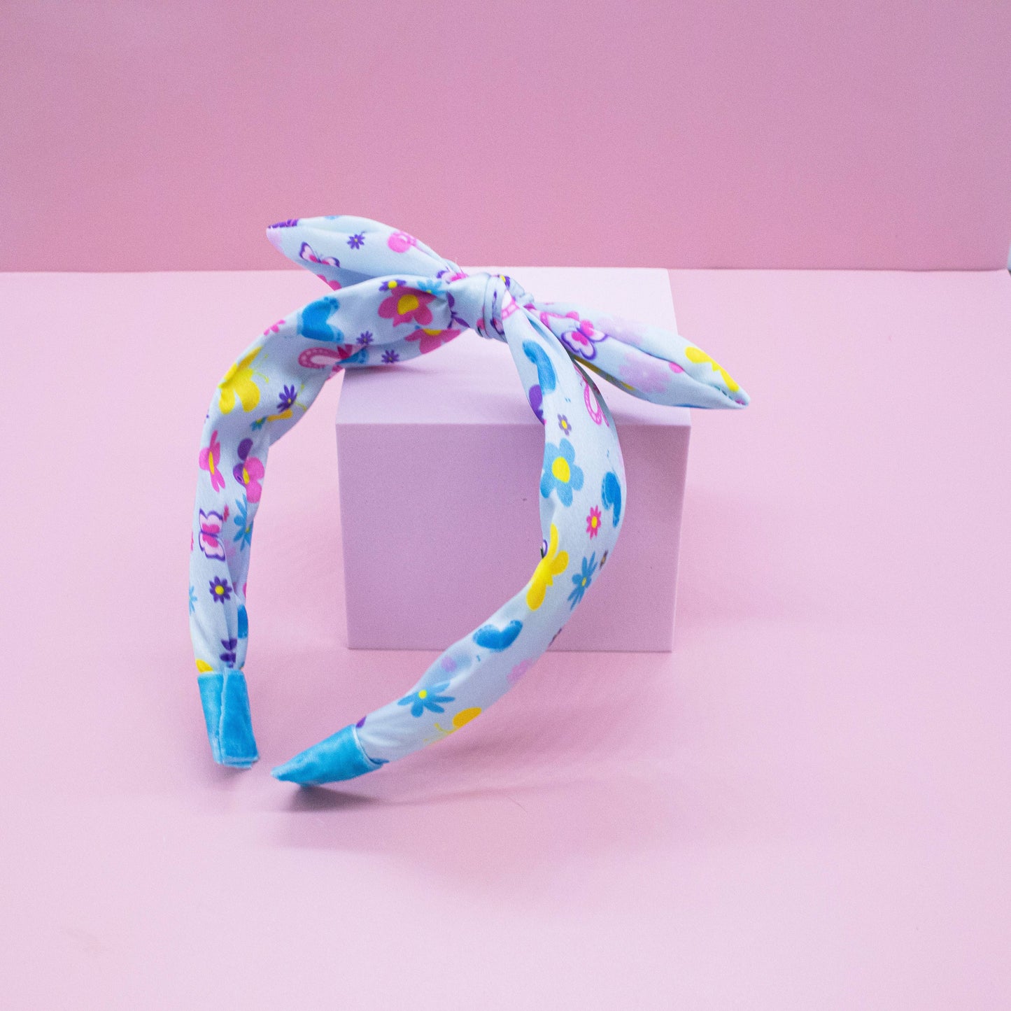 Frog Sac - Silky Knotted Rabbit Ear Bow Headband