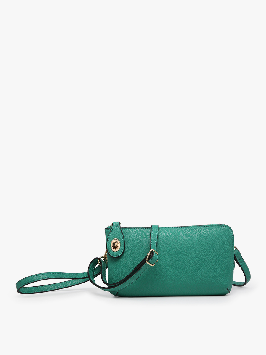 Jen & Co. - M1818 Kendall Crossbody/Wristlet w/ Twist Lock Closure