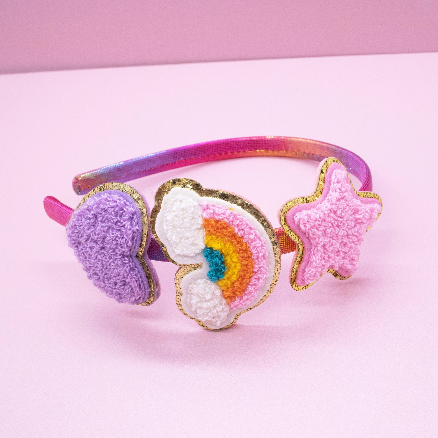 Frog Sac - Interchangeable Rhinestone Charm Headband and Hair Clips