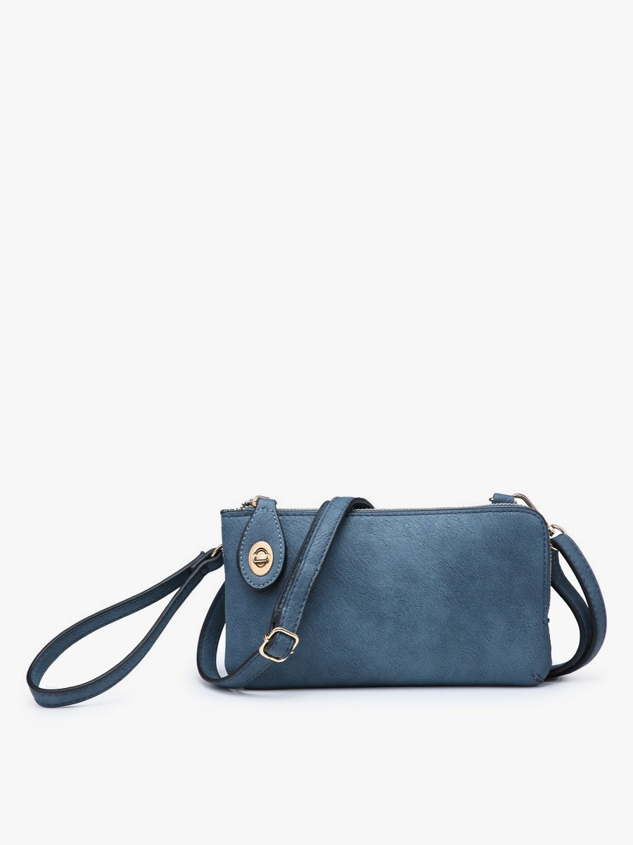 Jen & Co. - M1818 Kendall Crossbody/Wristlet w/ Twist Lock Closure