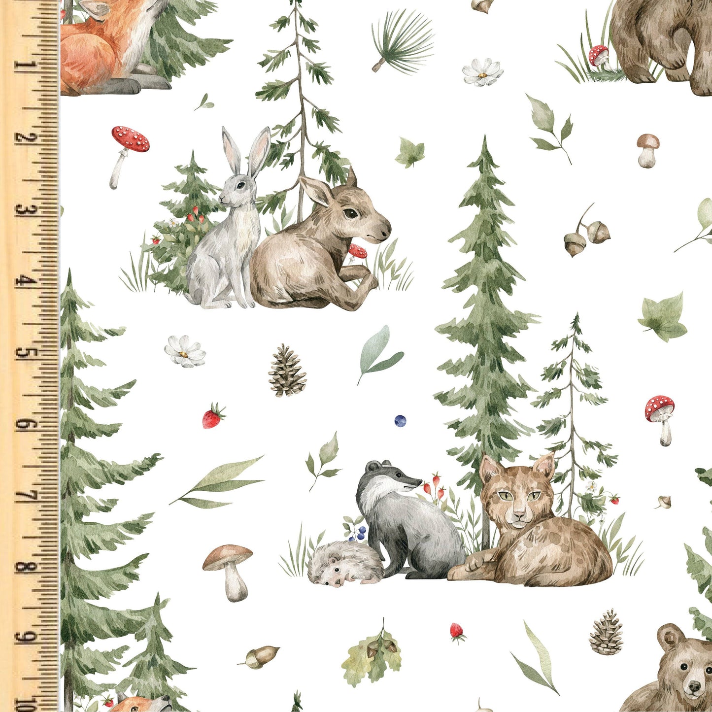 Busy Little Stitches - Wilderness Babies Pine Toddler Blanket