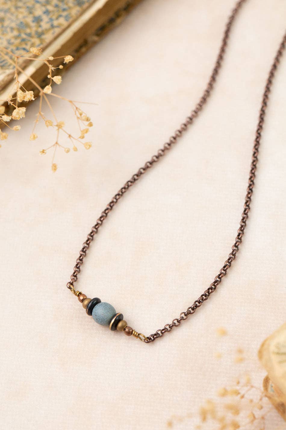 Anne Vaughan Designs Jewelry - Storyteller 15.5-17.5" Czech Glass Simple Necklace