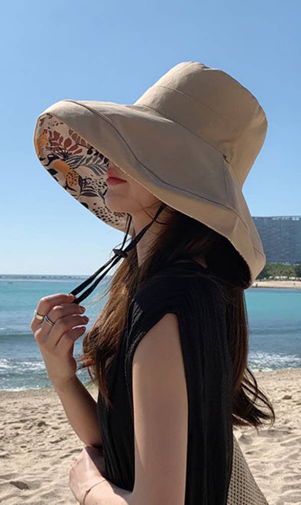Winding River - **Closeout Price** Tan Island Reversible Sun Hat