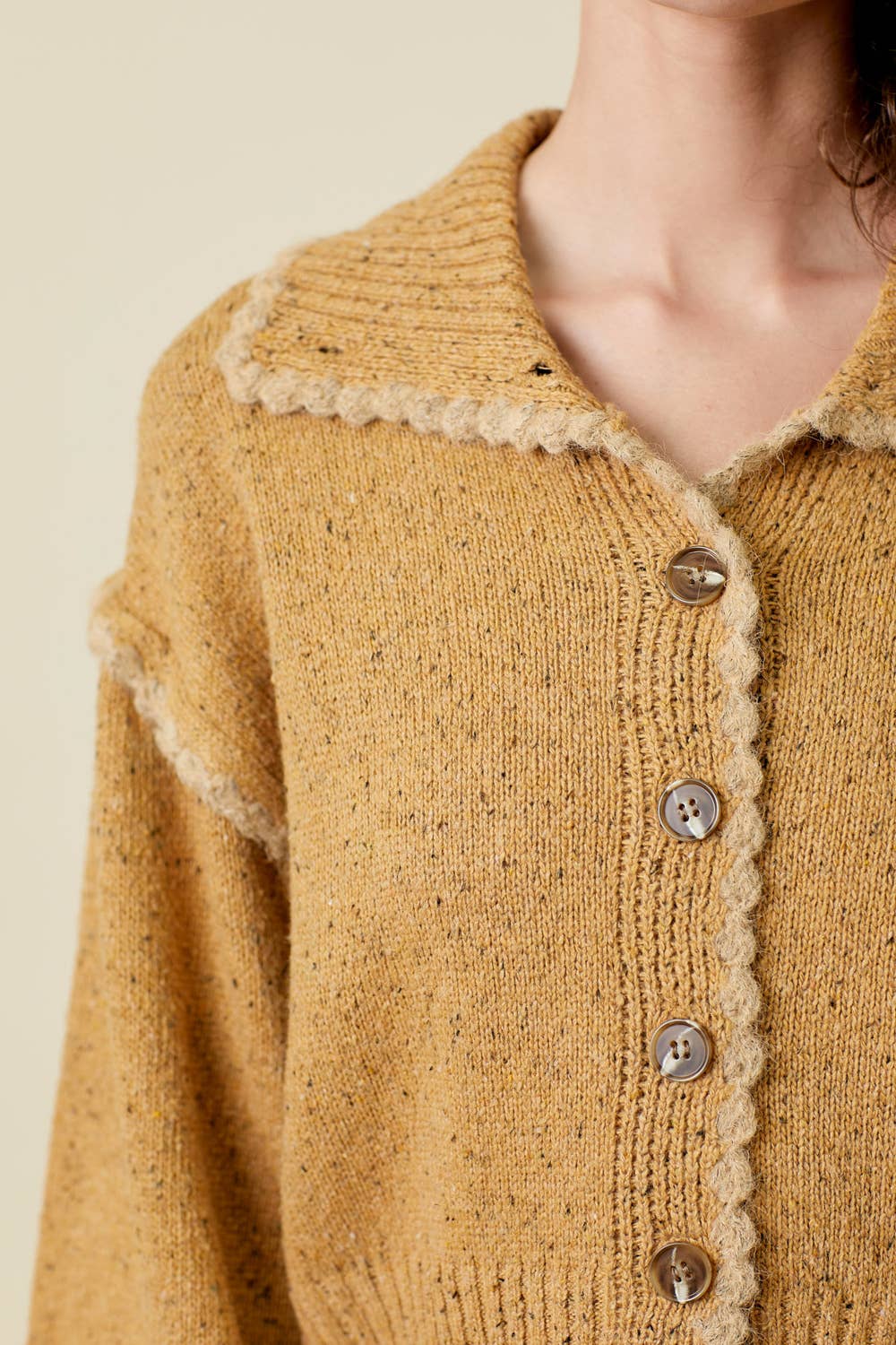 Mystree - 60195 Puff Sleeve Cardigan