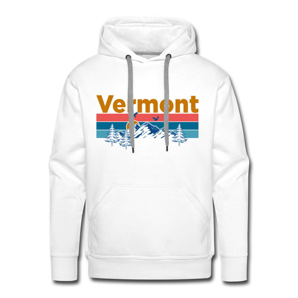 Hey Mountains - Premium Vermont Hoodie - Vermont Sweatshirt