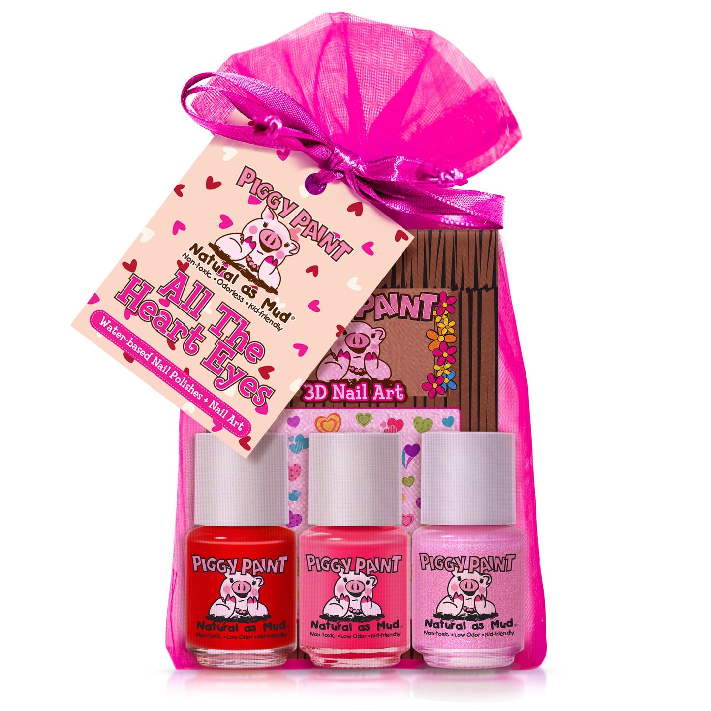 Piggy Paint - 0.25 oz. All the Heart Eyes Polish Set